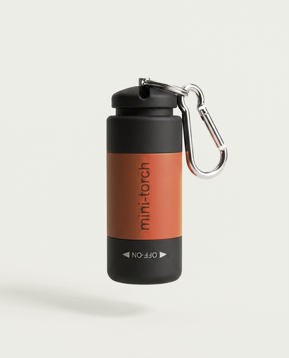 Mini Torche marron — bandeau marron sur corps noir
